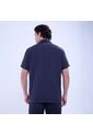 Camisa Para Hombre Manga Corta Sin Bolsillo Color Azul  Marca Ostu #60010776 de Ostu