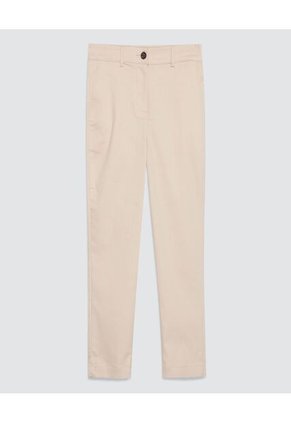 Pantalon Para Mujer Capri Color Camel Marca Ostu #40070524