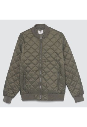 Chaqueta Para Hombre Bomber Color Verde  Marca Ostu #60080107