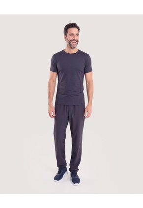 Camiseta Active Fitted  Para Hombre Azul Ostu