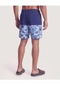 Pantaloneta De Baño Estampada  Para Hombre Celeste Ostu de Ostu