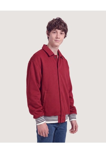 Chaqueta Bomber Varsity  Infantil Niño Vino Ostu