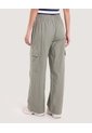 Pantalón Jogger Cargo  Para Mujer Verde Ostu de Ostu