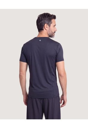 Camiseta Active Fitted  Para Hombre Azul Ostu