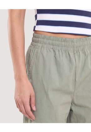 Pantalón Jogger Cargo  Para Mujer Verde Ostu