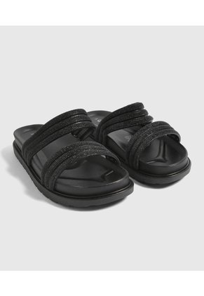 Sandalias Para Mujer Color Negro Marca Ostu #40690009