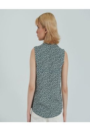 Blusa Para Mujer Manga Sisa Color Verde  Marca Ostu #40120890