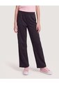 Pantalón Jogger Wide Leg  Infantil Niña Negro Ostu de Ostu