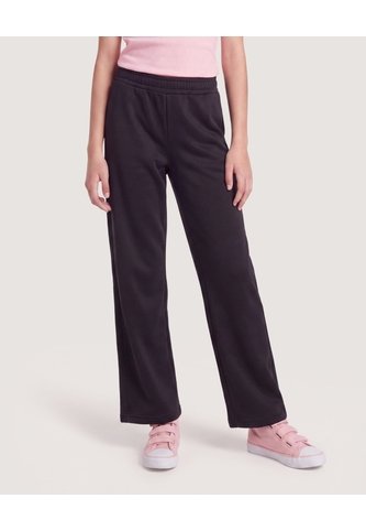 Pantalón Jogger Wide Leg  Infantil Niña Negro Ostu Ostu