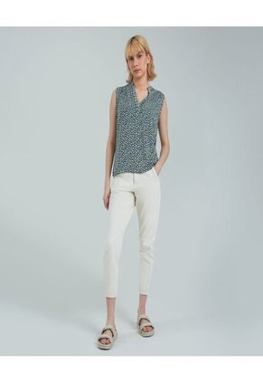 Blusa Para Mujer Manga Sisa Color Verde  Marca Ostu #40120890