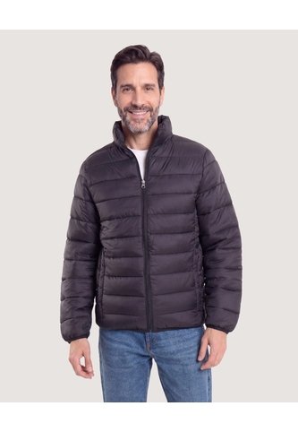 Chaqueta Acolchada Essential  Para Hombre Negro Ostu Ostu