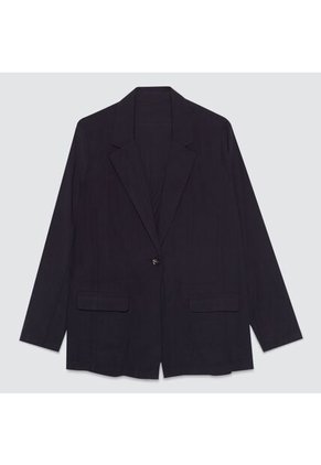 Blazer Para Mujer Blazer Color Negro Marca Ostu #40400011