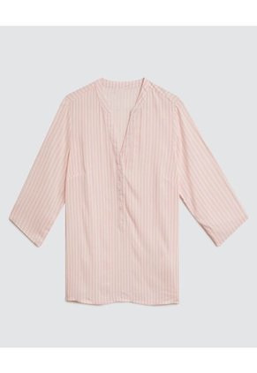 Blusa Para Mujer Manga 3/4 Color Rosado Marca Ostu #40120717