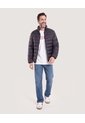 Chaqueta Acolchada Essential  Para Hombre Negro Ostu de Ostu