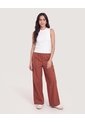 Pantalón Jogger Cargo  Para Mujer Terracota Ostu de Ostu