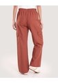 Pantalón Jogger Cargo  Para Mujer Terracota Ostu de Ostu