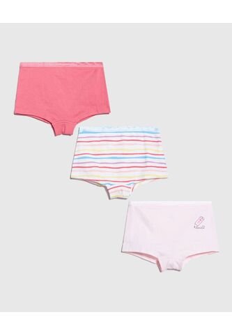 Boxer Para Niña  Color Pack X Marca Ostu #90180050 Ostu