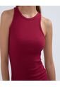 Vestido Para Mujer Manga Sisa Color Vino Marca Ostu #40170246 de Ostu