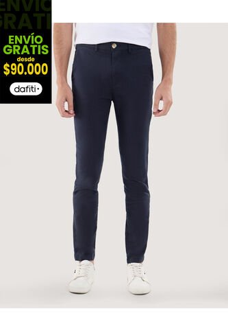 Pantalón Para Hombre Chino Color Azul Marca Ostu #60070489 Ostu