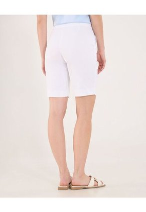 Bermuda Para Mujer Regular Corto Color Crudo Marca Ostu #40100097