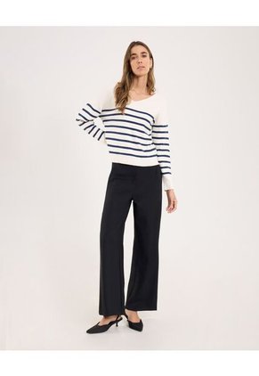 Saco Para Mujer Cuello V Color Azul  Marca Ostu #40330078