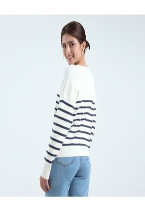 Saco Para Mujer Cuello V Color Azul  Marca Ostu #40330078