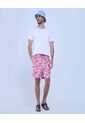 Ropa De Playa Para Hombre Pantaloneta De Baño Corta Color Rojo Marca Ostu #60270040 de Ostu