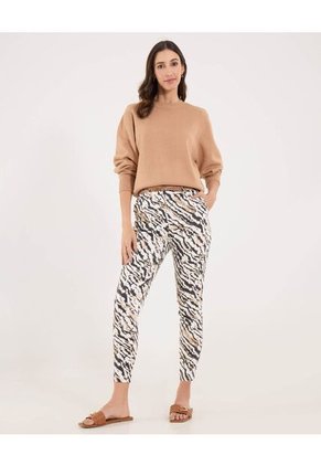 Pantalon Para Mujer Chino Color Beige Marca Ostu #40070682