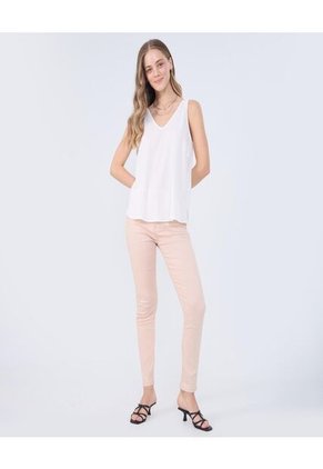 Pantalon Para Mujer 5 Bolsillos Color Rosa Marca Ostu #40070311