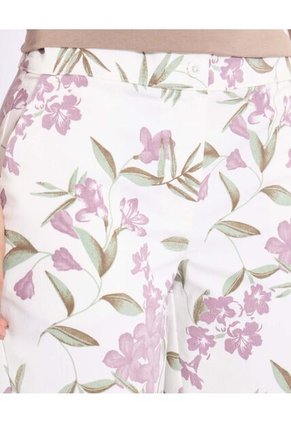 Bermuda Para Mujer Regular Corto Color Marfil Marca Ostu #40100114