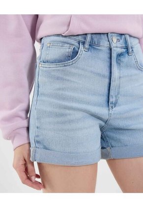 Short Para Mujer Mom Color Azul Marca Ostu #40190351