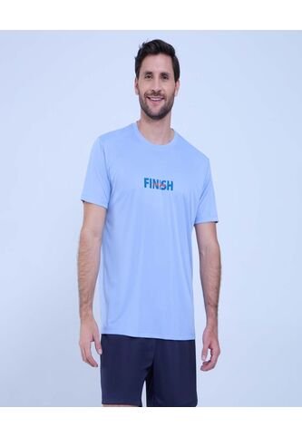 Camiseta Para Hombre Manga Corta Color Azul  Marca Ostu #60091485 Ostu