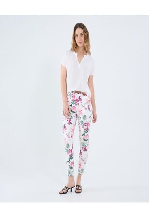 Blusa Para Mujer Manga Corta Color Crudo Marca Ostu #40121142