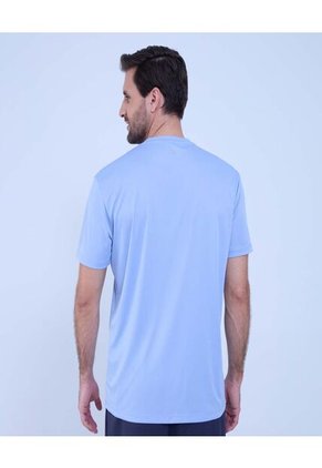 Camiseta Para Hombre Manga Corta Color Azul  Marca Ostu #60091485