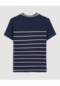 Polo  Infantil Niño Manga Corta Color Azul Marca Ostu #80110119 de Ostu