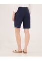 Bermuda Para Mujer Regular Corto Color Azul Marca Ostu #40100097 de Ostu