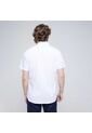 Camisa Para Hombre Manga Corta Con Bolsillo Color Blanco Marca Ostu #60010698 de Ostu