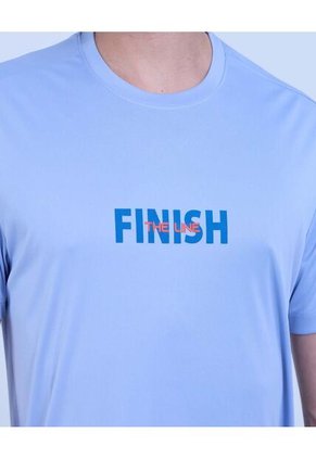 Camiseta Para Hombre Manga Corta Color Azul  Marca Ostu #60091485