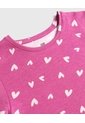 Camiseta Infantil Niña Manga Corta Cuello Redondo Color Morado Marca Ostu #90090298 de Ostu