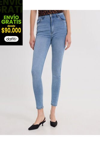 Jean Para Mujer Skinny Color Azul Marca Ostu #40160566 Ostu