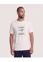Camiseta Regular Estampado Limón  Para Hombre Marfil Ostu de Ostu