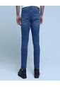 Jean Para Hombre Skinny Color Azul  Marca Ostu #60160302 de Ostu