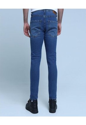 Jean Para Hombre Skinny Color Azul  Marca Ostu #60160302