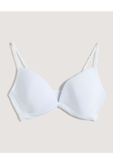 Brasier Para Mujer Copa Triangular Color Blanco Marca Ostu #40830046