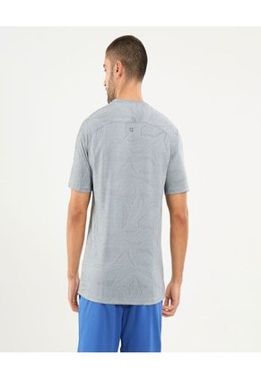 Camiseta Para Hombre Manga Corta Cuello Redondo Color Gris Marca Ostu #60091630