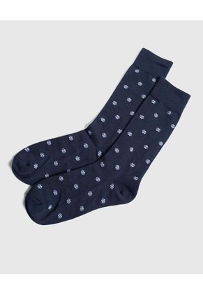 Medias Para Hombre Caña Larga Color Negro Marca Ostu #60980307