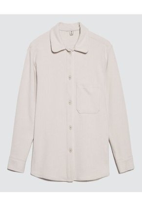 Camisa Para Niña Manga Larga Color Beige Marca Ostu #90010010