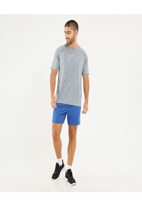 Camiseta Para Hombre Manga Corta Cuello Redondo Color Gris Marca Ostu #60091630