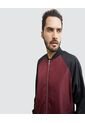 Chaqueta Para Hombre Bomber Color Vino Marca Ostu #60080083 de Ostu