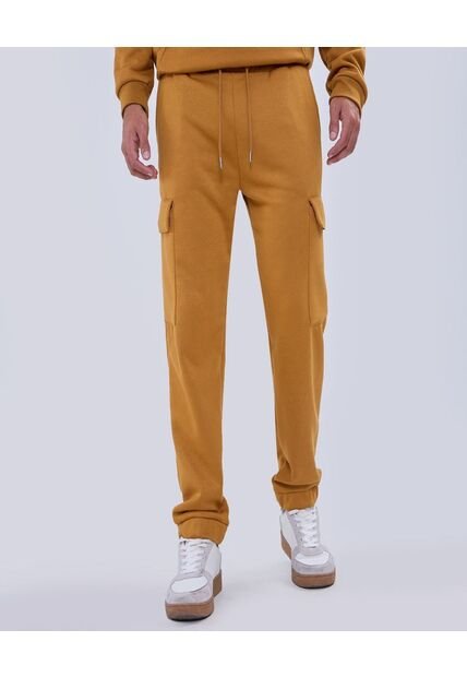 Pantalon Para Hombre Jogger Color Mostaza Marca Ostu #60070362